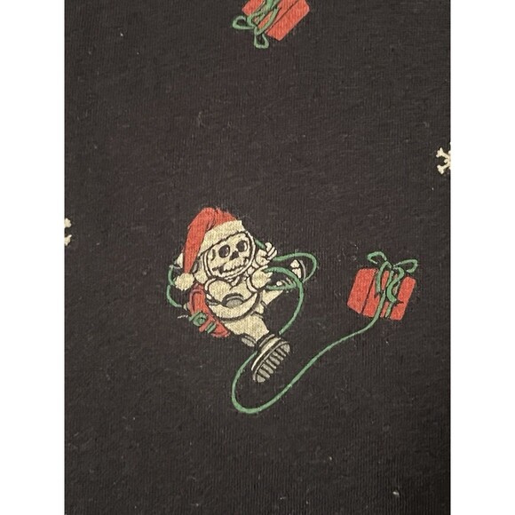 Eighty Eight Mens T-Shirt Blue Santa Claus Aliens Stealing Christmas Size Medium - Picture 2 of 8